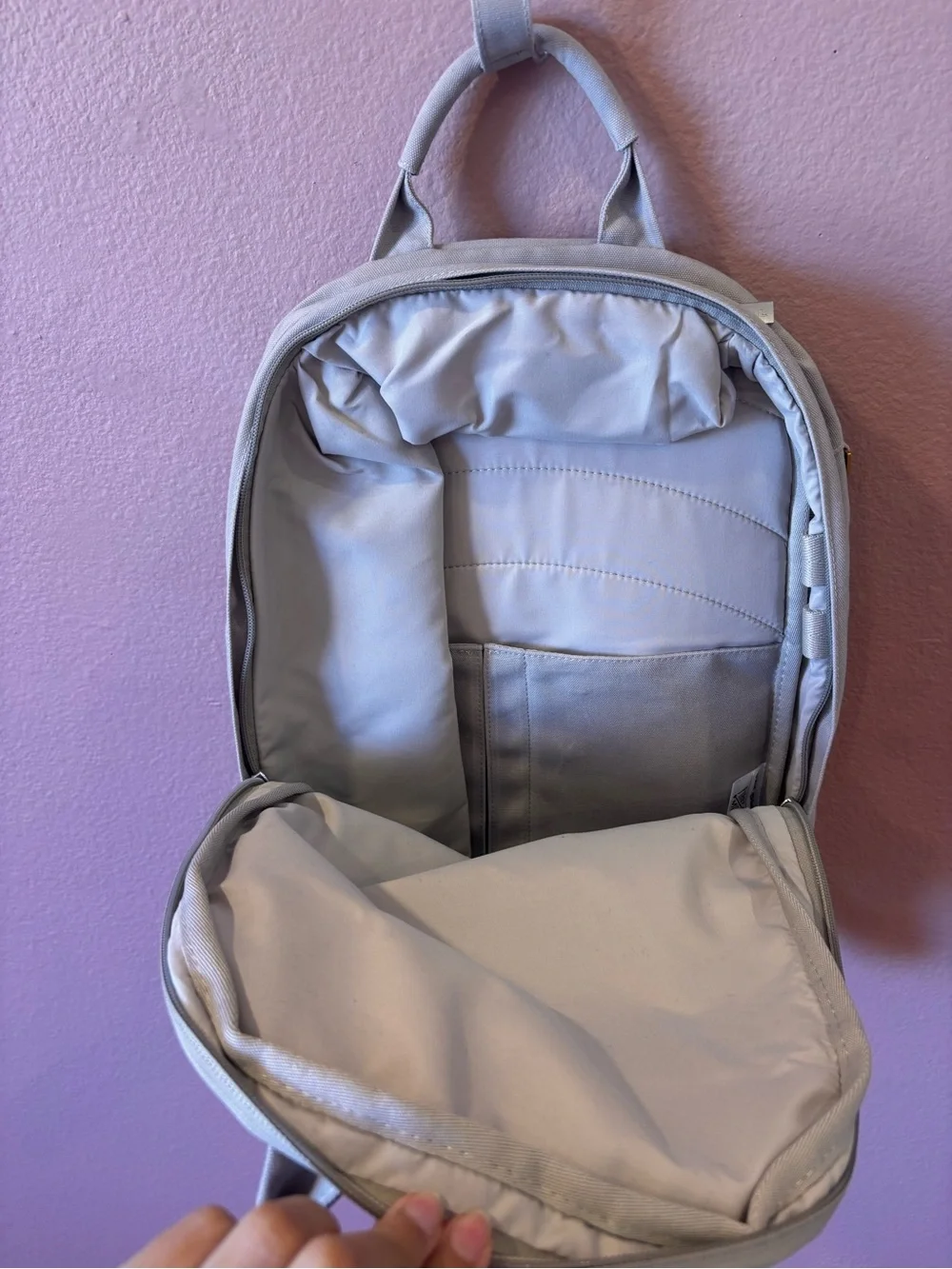 Day Owl Slim Laptop Backpack Grey